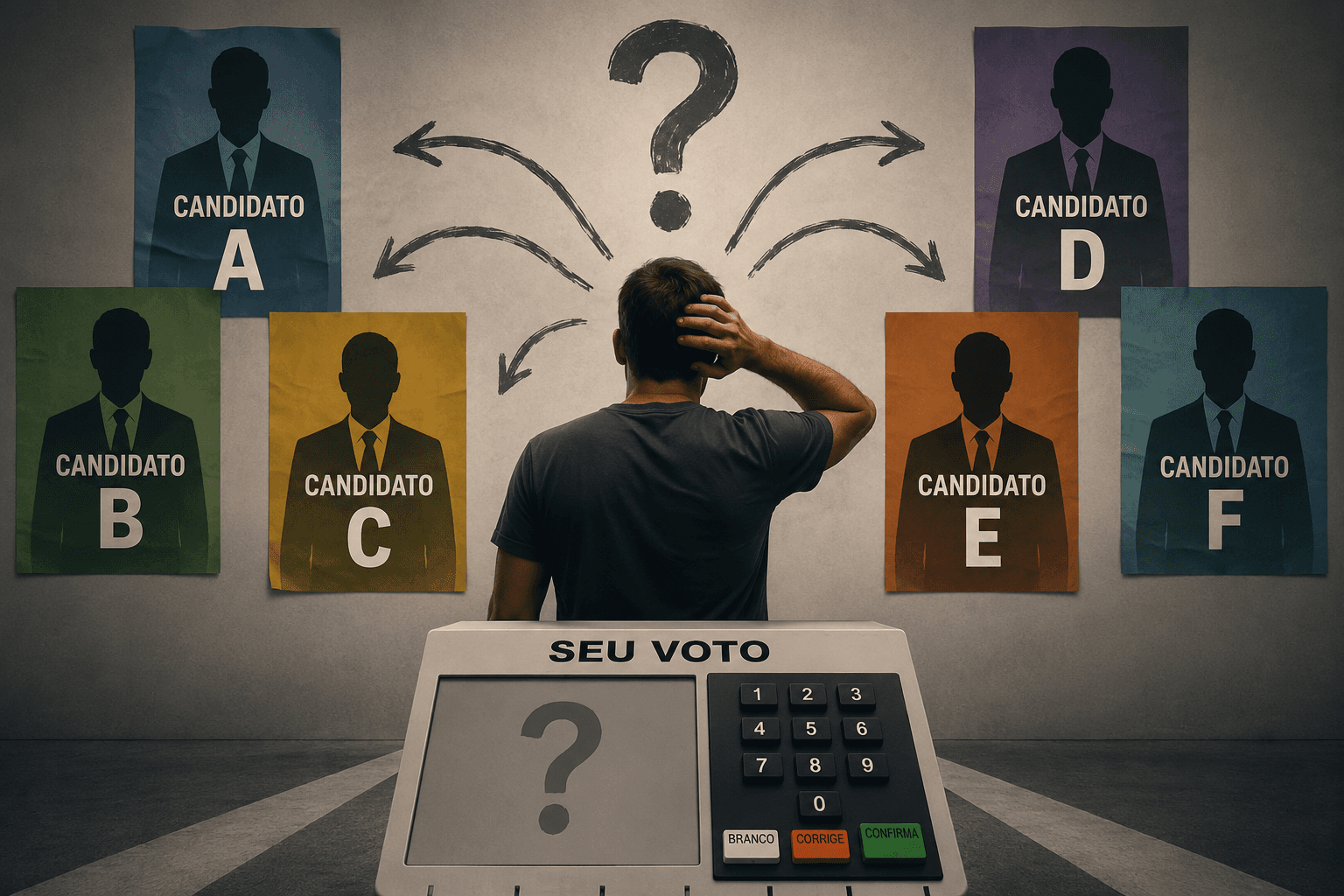 Com mais de 50% de indecisos, a corrida eleitoral entra em um novo momento