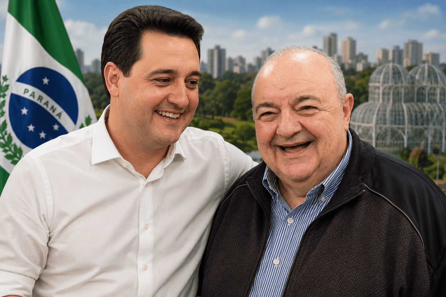 Pesquisa Vox Brasil mostra que o apoio de Ratinho Junior segue como o principal ativo da eleição no Paraná