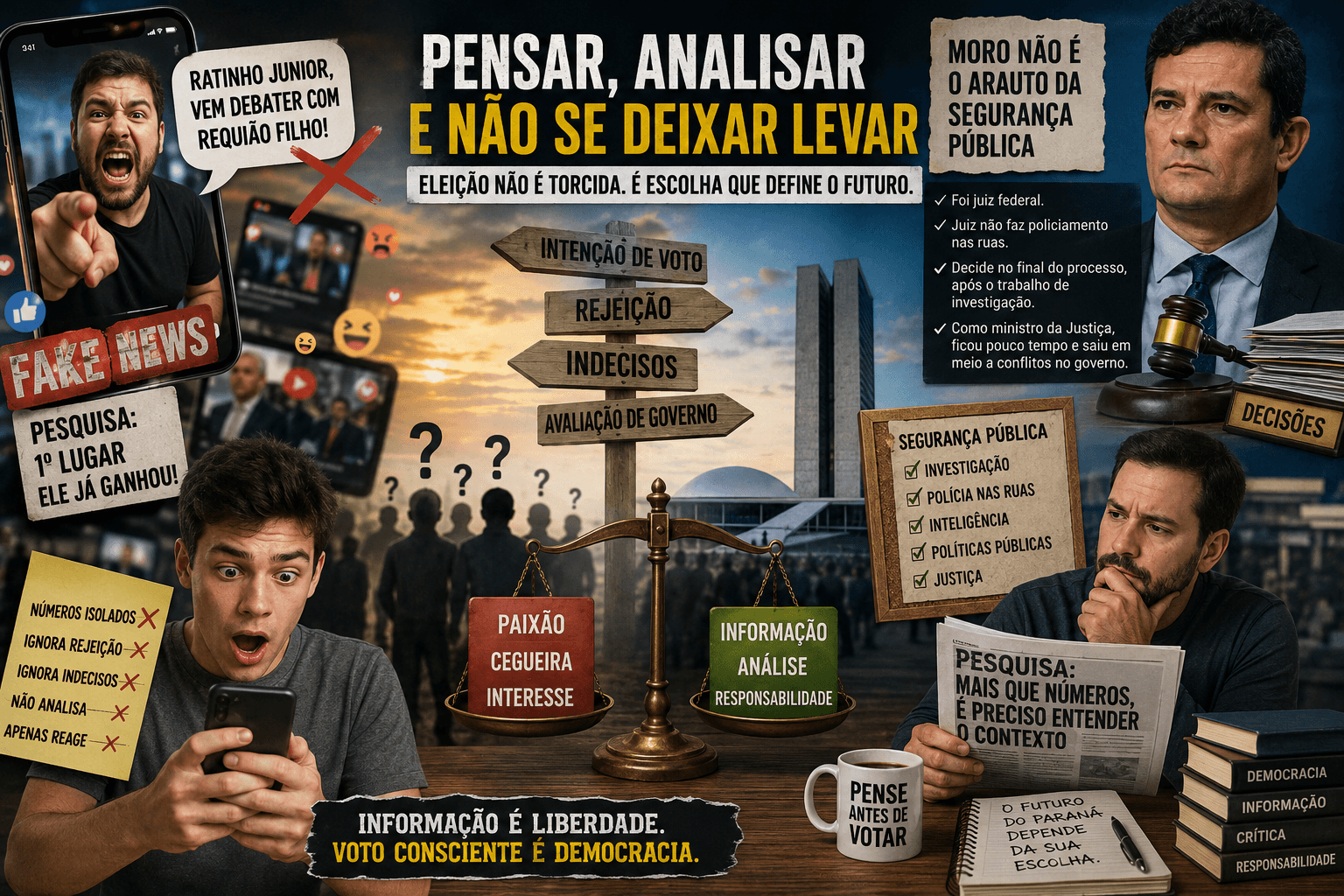 A pré-campanha das paixões e a falta de reflexão